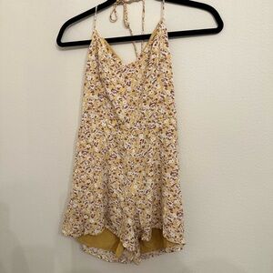 Abercrombie & Fitch Yellow Floral Dress